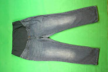 Umstandsjeans Gr. 50 bpc blau mit Baucheinsatz