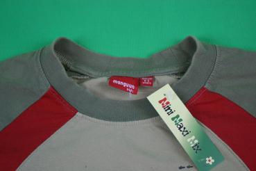 T-Shirt Gr. 134/140 manguun braun rot Fußballmotiv