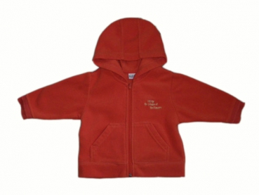 Fleecejacke Gr. 74/80 Aldi orange