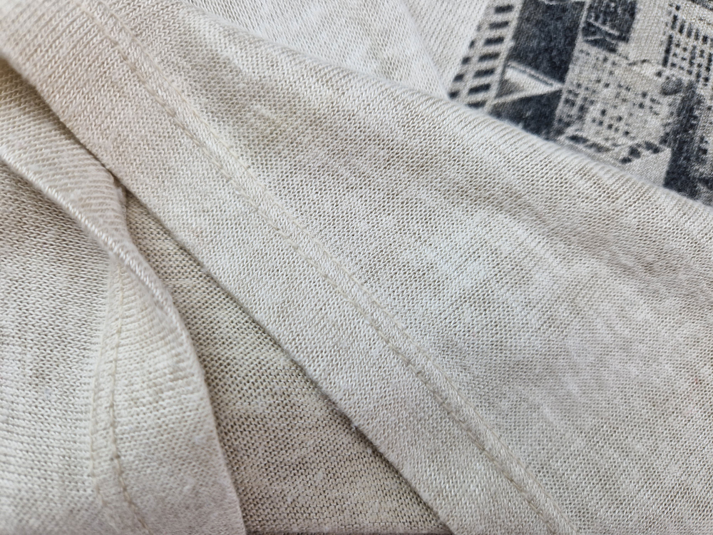 Feinstrickpullover Gr. 36/38 hellbraun – keep calm and love nyc