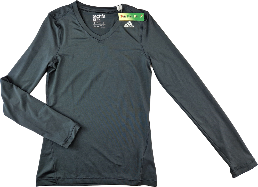 Sportstretchshirt Gr. 36/38 Adidas schwarz langarm