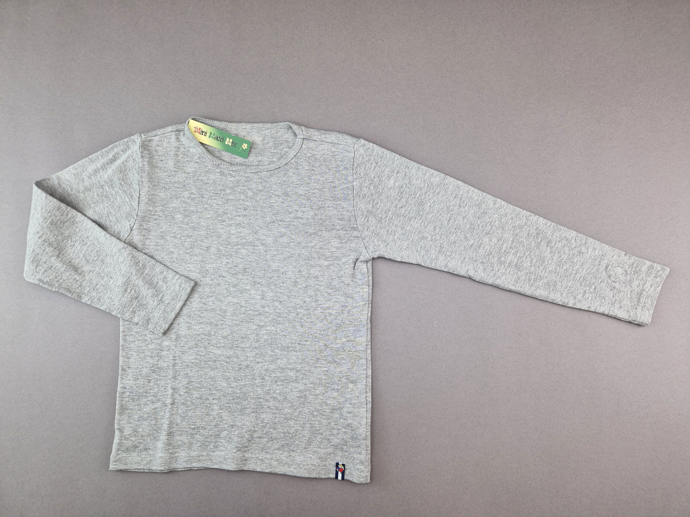 Langarmshirt Gr. 128 Jako-o Basic hellgrau