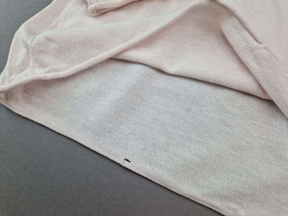 Langarmshirt schick Gr. 140 Lisa Rose zartrosa gestrickt Boutique