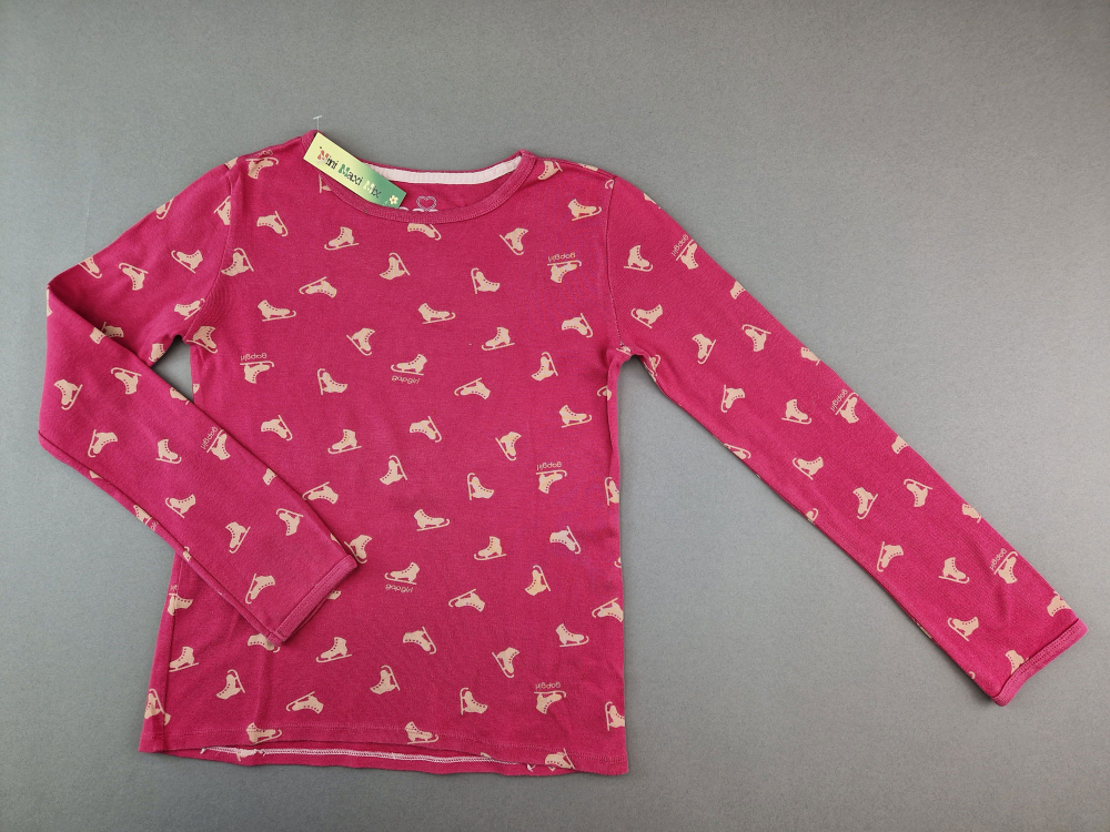 Langarmshirt Gr. 146/152 gap pink mit Schlittschuhen