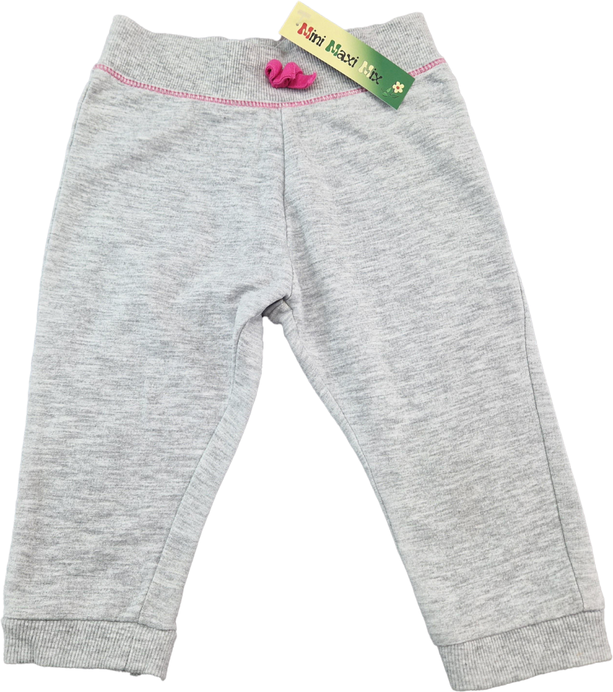 Sweathose Gr. 74/80 baby club grau/rosa