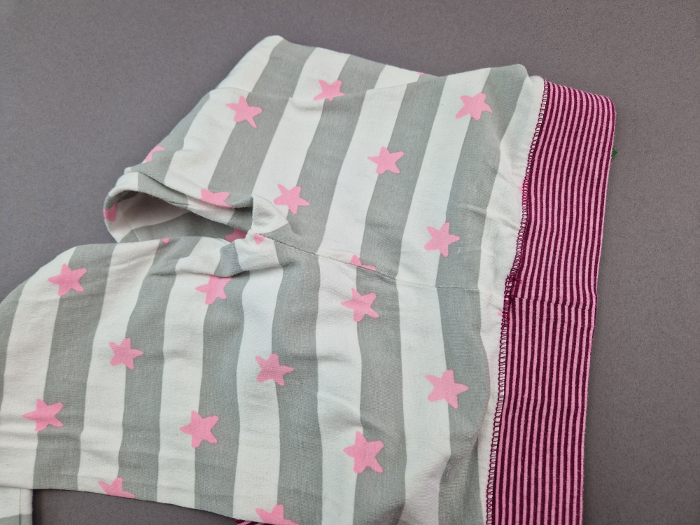 Bequemhose Gr. 98/104 Topolinon grau/rosa Bequembund Sterne