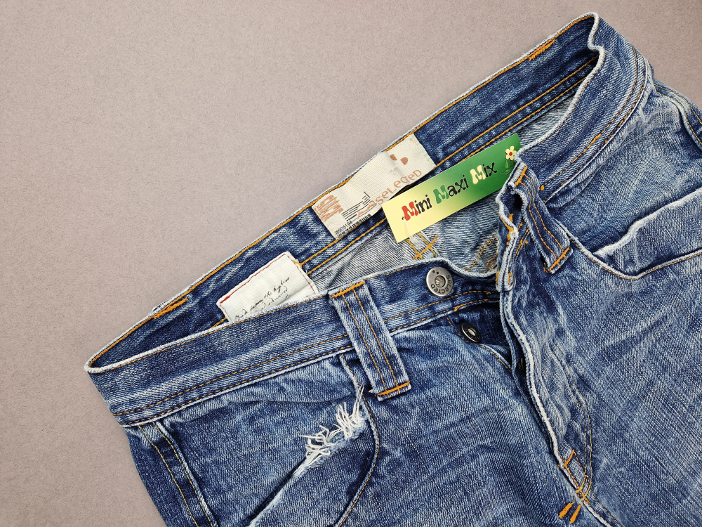 lange Jeanshose Gr. 170/176 selected blau