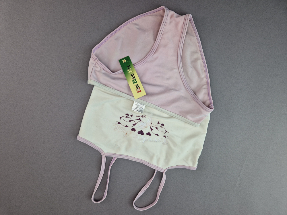 Bikini Gr. 128 Aldi altrosa/weiß