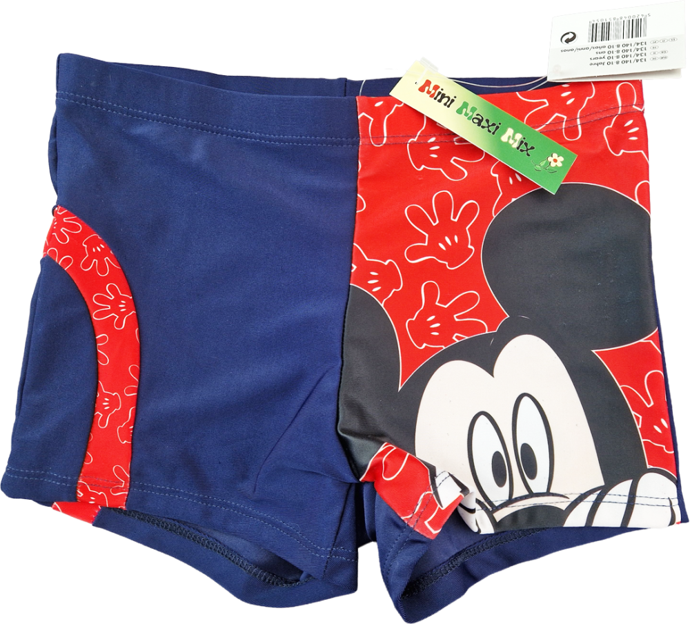 Badehose Gr. 140 Disney Mickey Mouse blau/rot