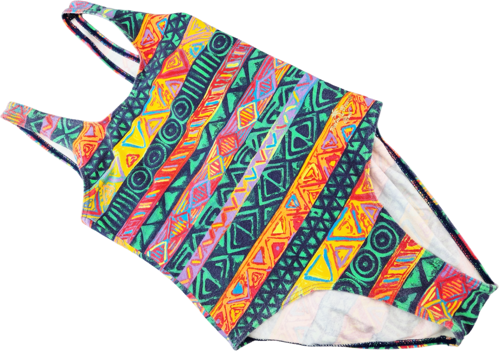 Baumwollbadeanzug Gr. 152/158 Palm Beach Bademoden bunt