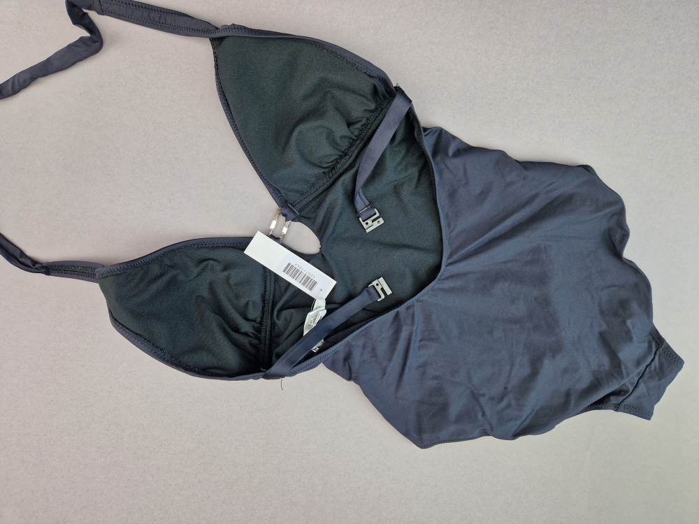 Badeanzug Gr. 38 marie claire paris schwarz zum Binden