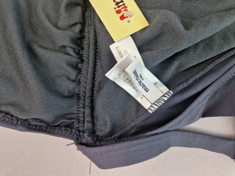 Badeanzug Gr. 38 marie claire paris schwarz zum Binden