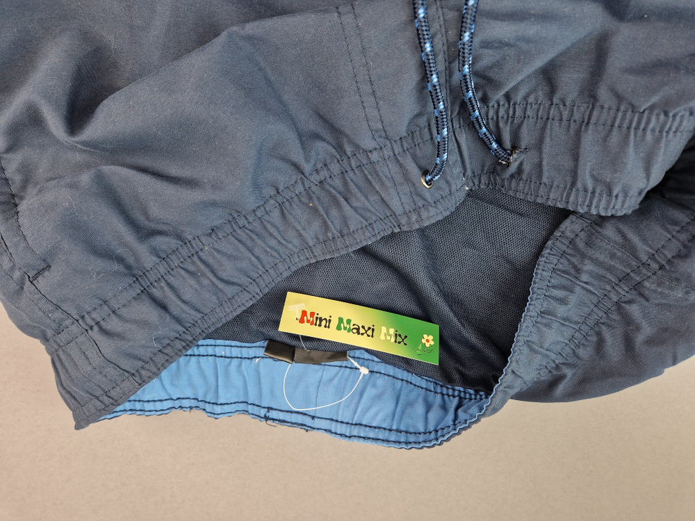 Badeshort Gr. 50/52 dunkelblau mit Kordelzug