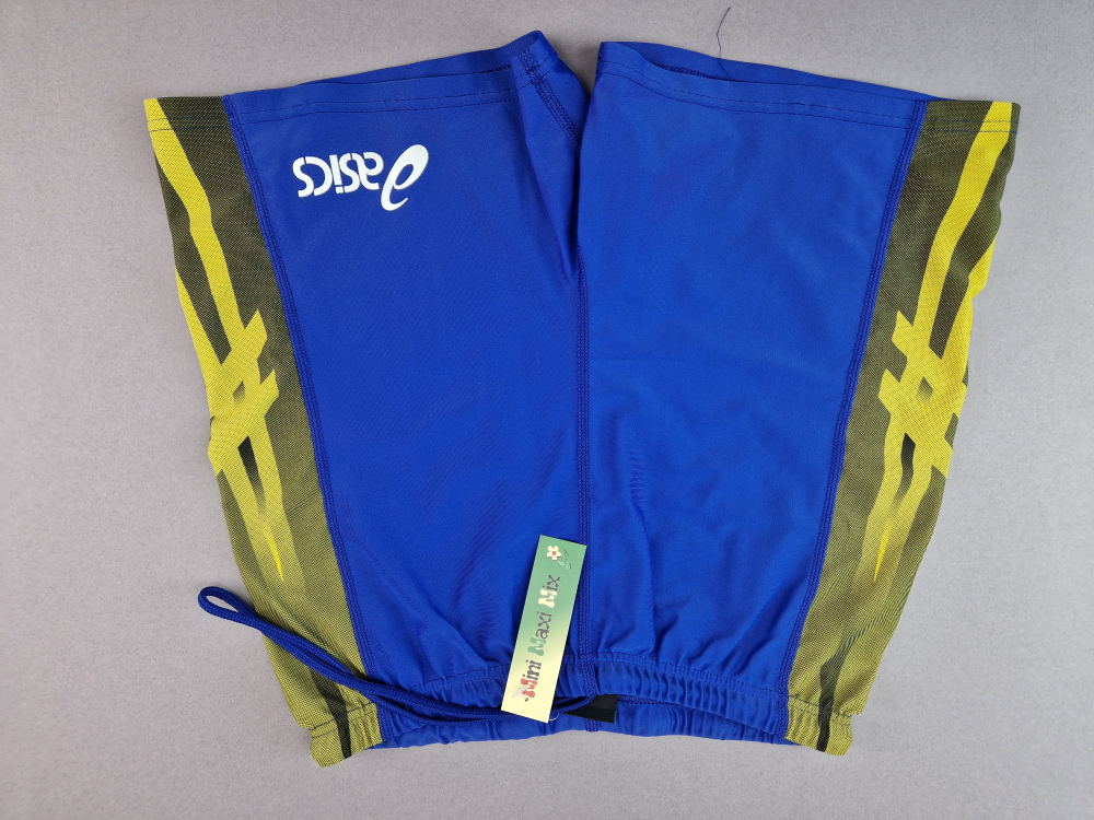 Badehose Gr. 48 yasics blau/gelb mit Kordelzug