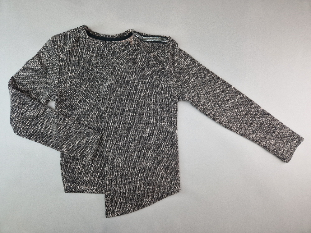 Strickjacke Gr. 146/152 Garcia Jeans meliert schwarz/rosa