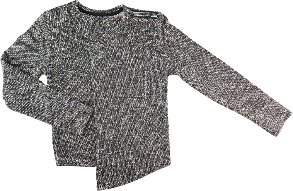 Strickjacke Gr. 146/152 Garcia Jeans meliert schwarz/rosa