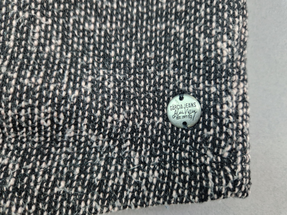 Strickjacke Gr. 146/152 Garcia Jeans meliert schwarz/rosa