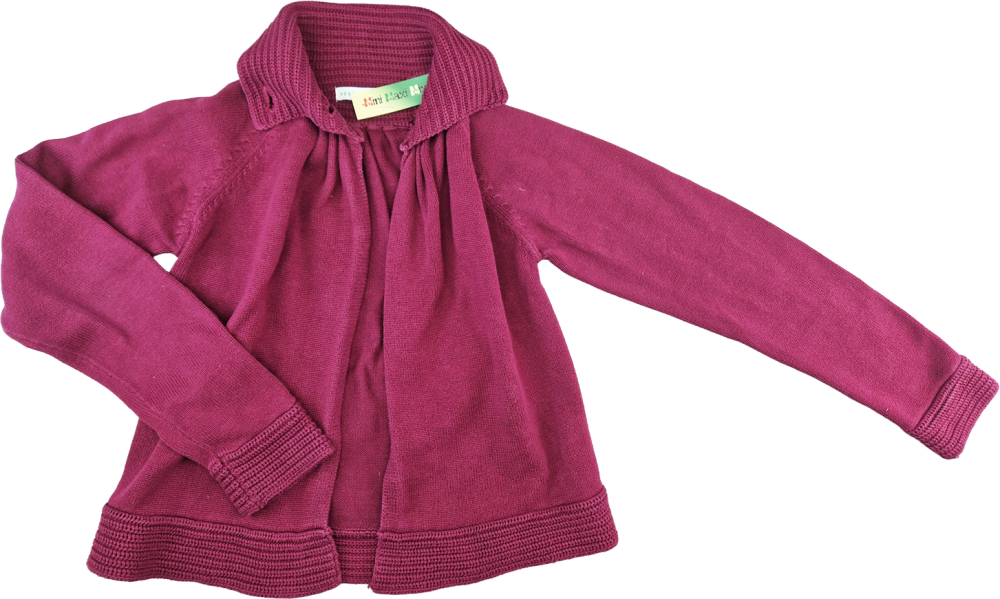 Strickjacke Gr. 152 Vertbaudet bordeaux Bolero langarm