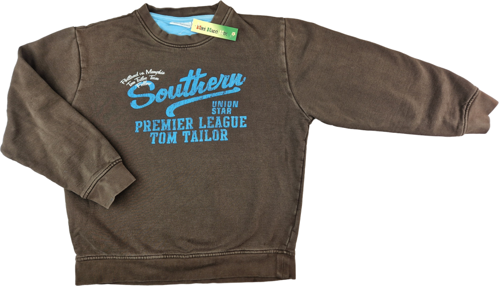 Sweatshirt Gr. 140/146 Tom Taylor dunkelbraun premier league