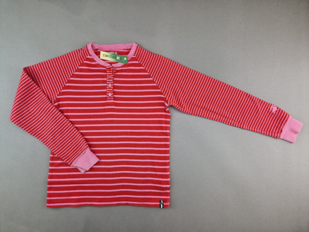 Ringelshirt Gr. 146/152 Jako-o langarm pink/rosa
