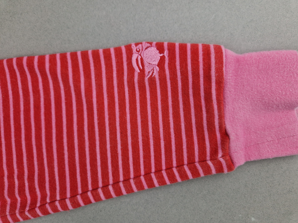 Ringelshirt Gr. 146/152 Jako-o langarm pink/rosa