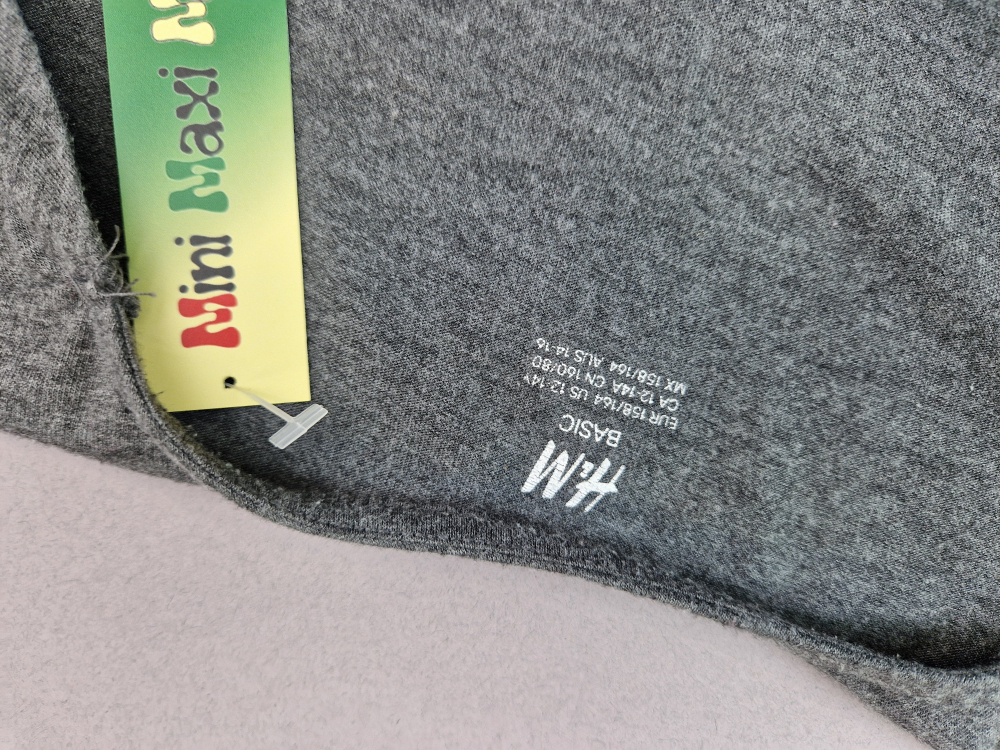 Bolerojacke/Strickjacke Gr. 158/164 H&M dunkelgrau dünn langarm