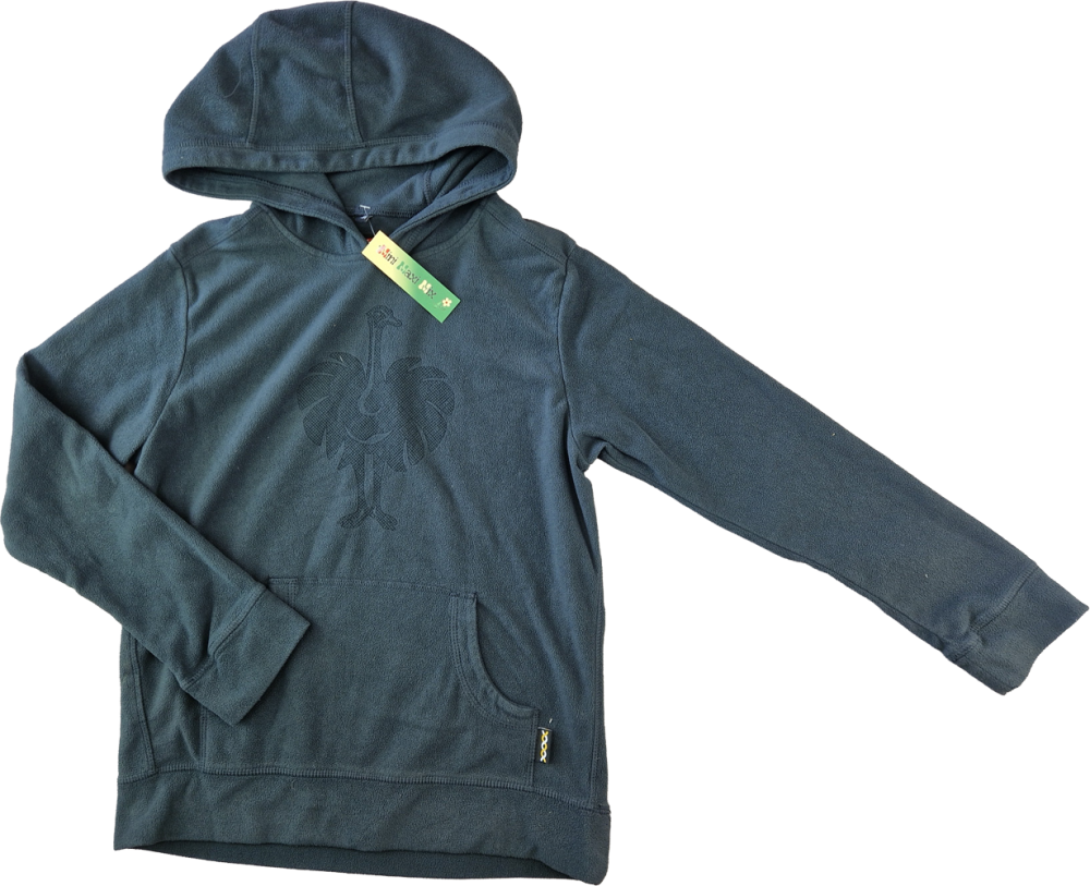 Fleecepullover Gr. 146/152 Engelberth Strauss langarm dunkelgrau