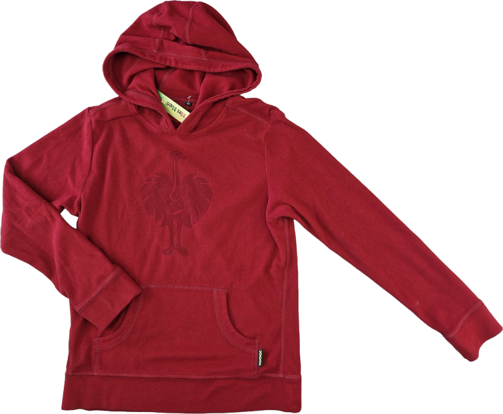 Fleecepullover Gr. 158/164 Engelberth Strauss bordeaux mit Kaputze