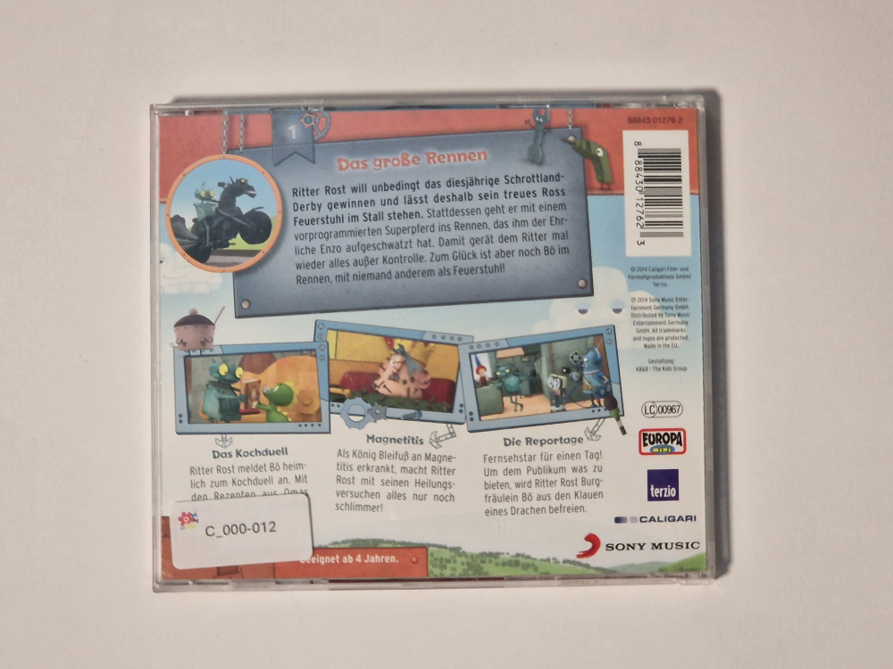 CD – Hörspiel Ritter Rost – Das große Rennen Nr. 1