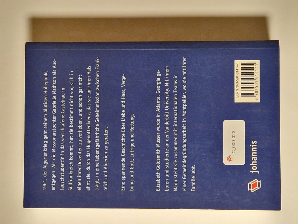 Das Hugenottenkreuz – Elisabeth Musser