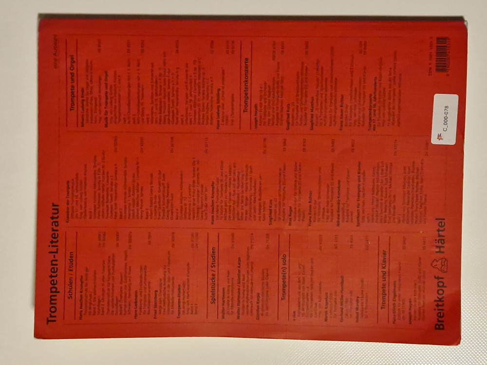 Trompetenetüden 1 – Hans-Joachi Krumpeer