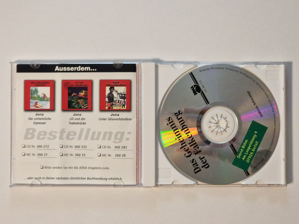 Das Geheimnis der Falkenburg – Hörspiel CD – Andreas Schwantge