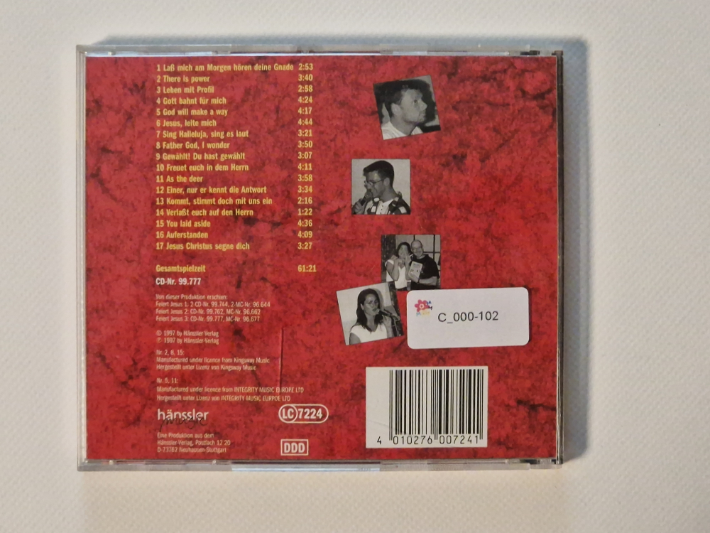 Feiert Jesus 3 Musik CD