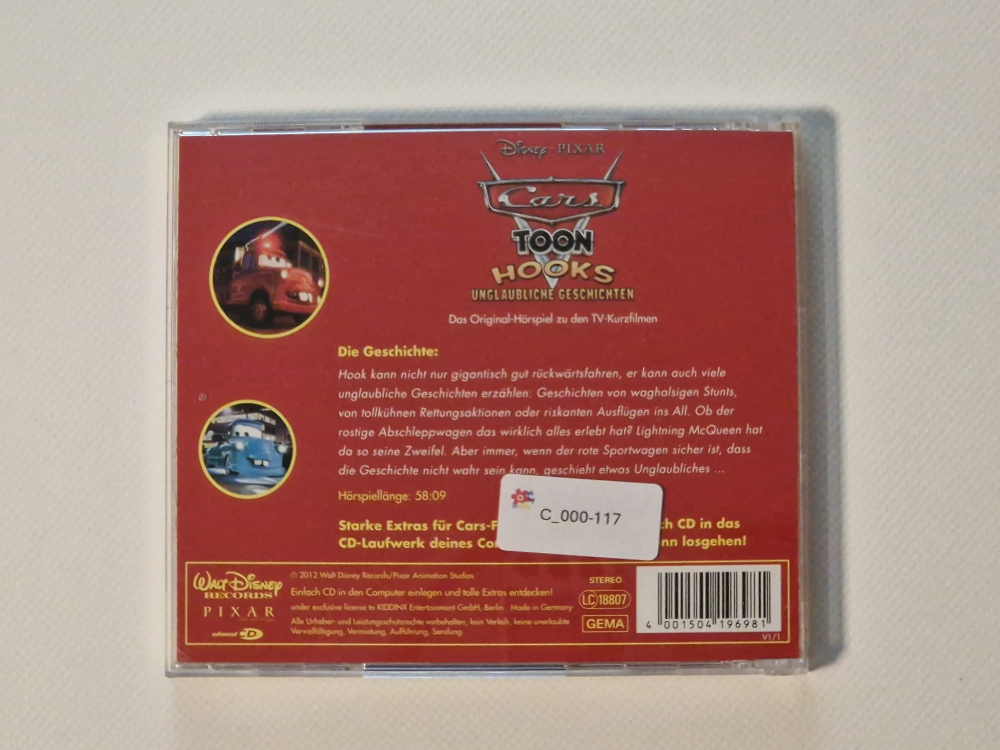 Cars – HOOKs unglaubliche Geschichten – Orignial – Hörspiel zu den Kurzfilmen