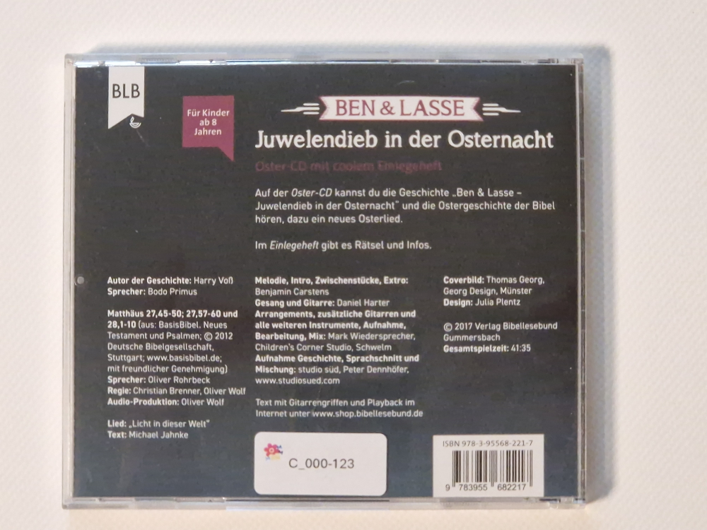 Ben und Lasse – Juwelendieb in der Osternacht – Harry Voß