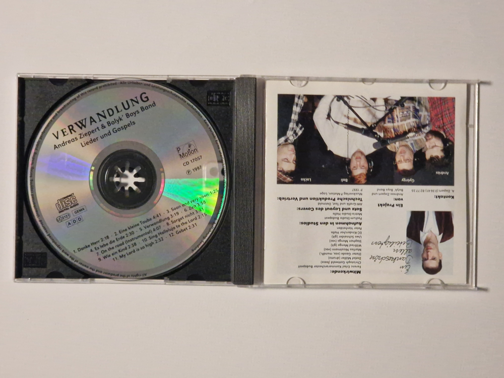 Verwandlung – Andreas Ziepert & Bolyk´Boys Band