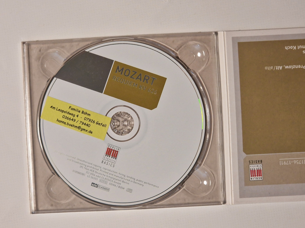 Mozart Requiem KV 626