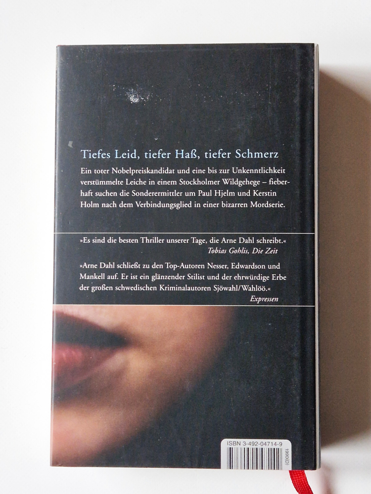 Arne Dahl – Tiefer Schmerz – Kriminalroman