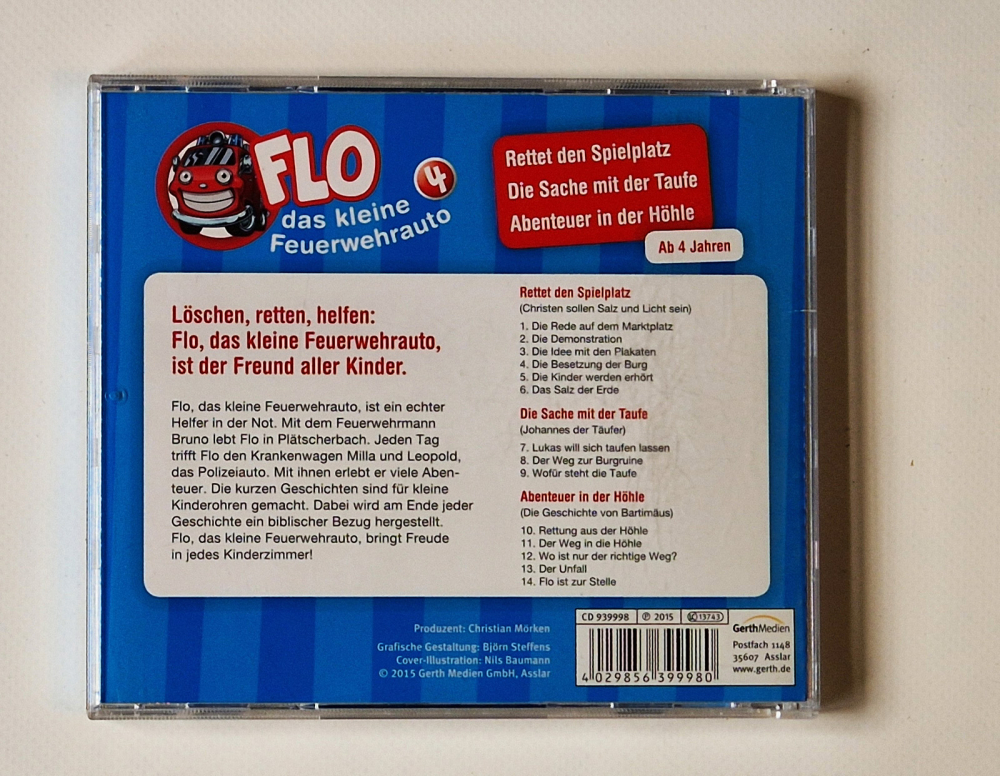 Flo das kleine Feuerwehrauto – Abenteuer in der Höhle 4