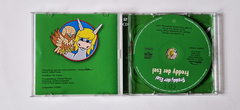 Freddy der Esel – seine zweite Reise 2 Cds