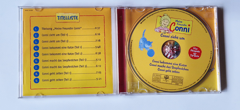 Meine Freundin Conni – Conni zieht um und 3 weitere Hörspiele