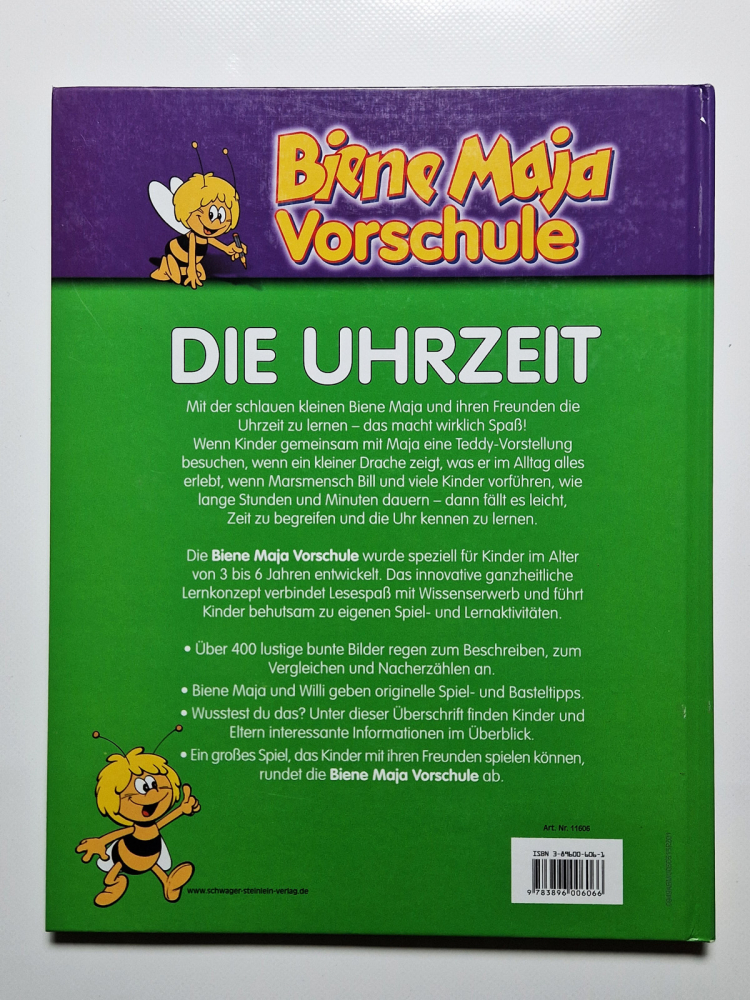 Biene Maja Vorschule – Die Uhrzeit – Schwager & Steinlein