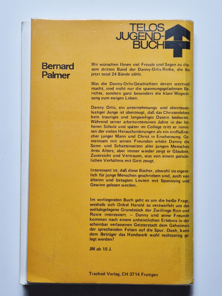 Danny Orlis und die sprechenden Felsen – Bernard Palmer