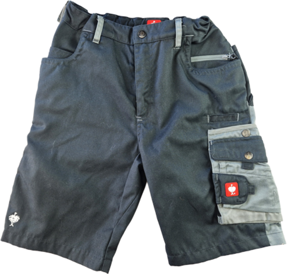 Arbeitshose kurz Gr. 146/152 Engelberth Strauss schwarz/grau
