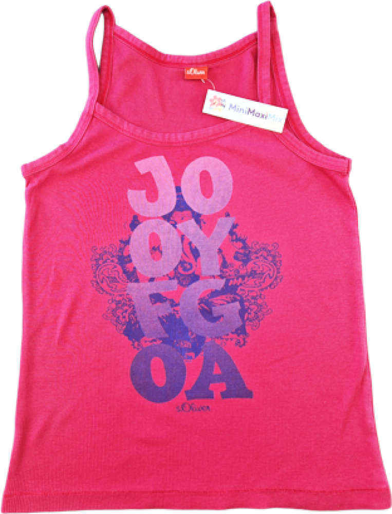 Trägerrippshirt Gr. 152 s.Oliver pink jooy fgoa