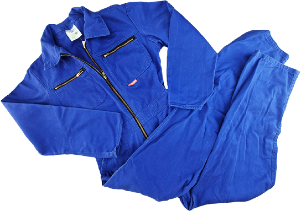 Arbeitsoverall langarm Gr. 158 robust blau