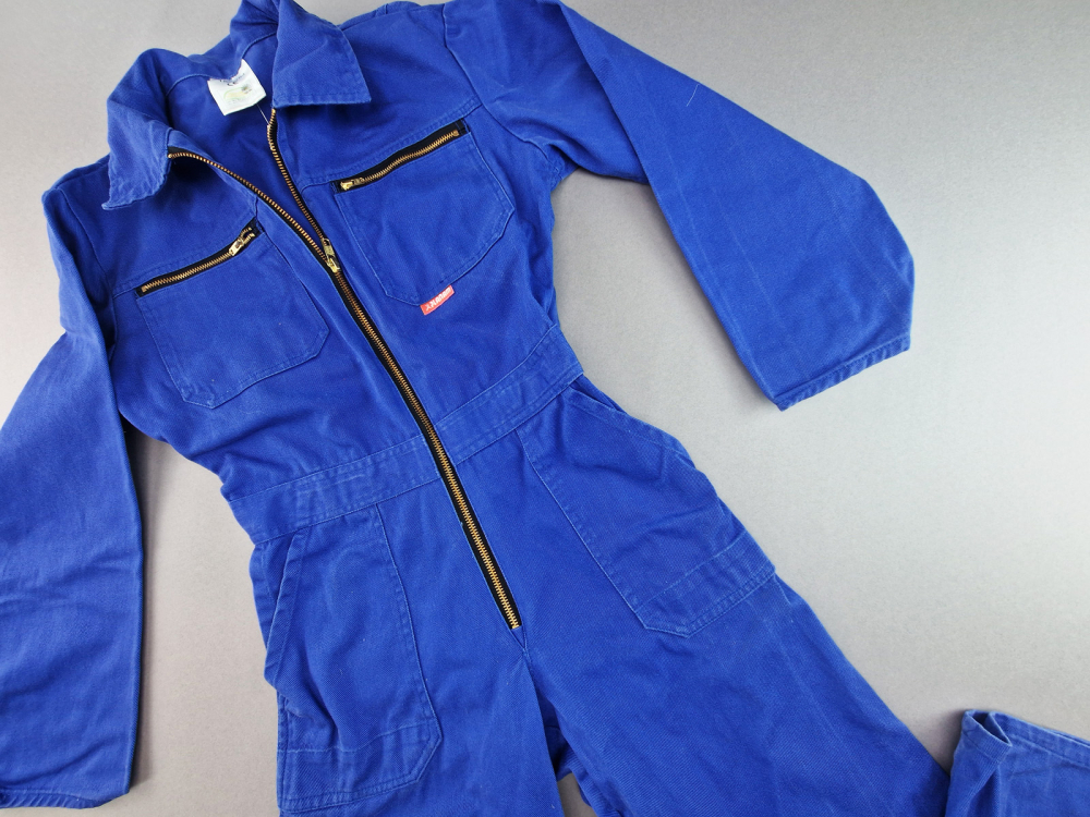 Arbeitsoverall langarm Gr. 158 robust blau