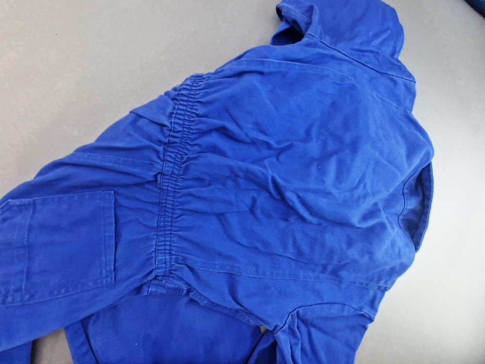 Arbeitsoverall langarm Gr. 158 robust blau