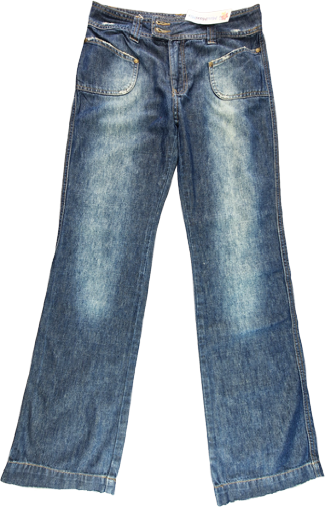 Jeans lang Gr. 158/164 ONE blau used-Look
