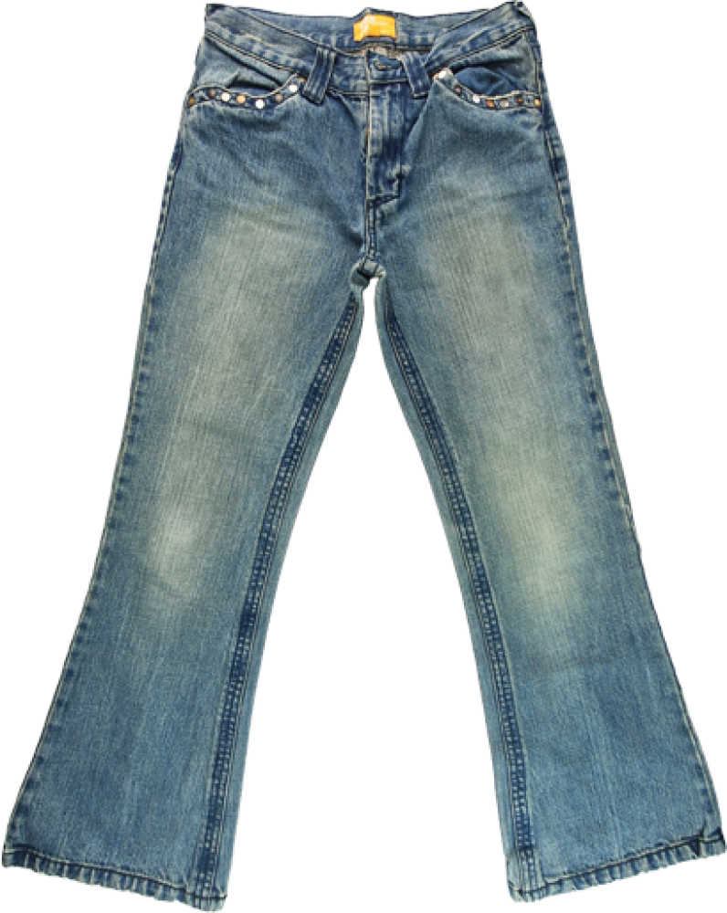 Schlagjeans Gr. 152/158 One blau mit Nieten